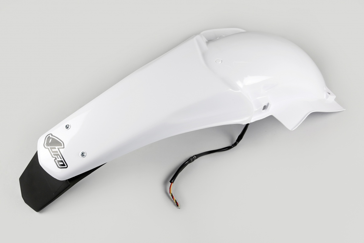 Rear Fender white for Yamaha WRF 250 (2003-06) - WRF 450 (2003-06) - REPLICA PLASTICS - YA03891-046 - Ufo Plast