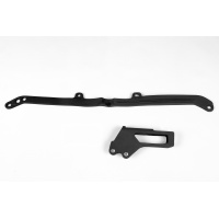 Chain Guide + Swingarm Chain Slider black for Yamaha YZ 125 - YZ 250 - WRF 250 - WRF 450 - REPLICA PLASTICS - YA04801-001 - U...