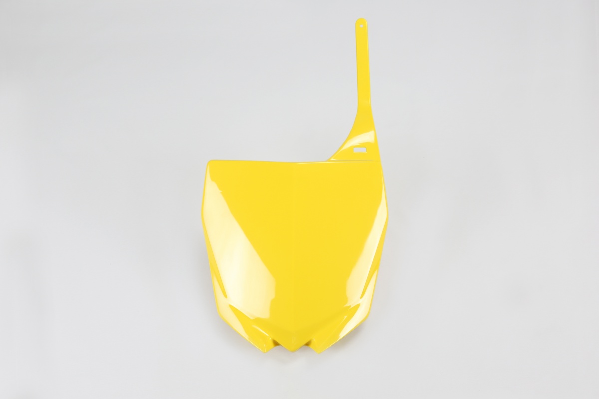 Front Number Plate yellow for Yamaha YZ 125 (2002-14) - YZ 250 (2002-14) - REPLICA PLASTICS - YA04832-101 - Ufo Plast