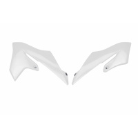 Radiator covers - white 046 - Yamaha - REPLICA PLASTICS - YA04867-046 - UFO Plast