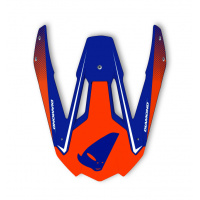 Visor for motocross Diamond helmet blue and red - PROTECTION - HR093 - UFO Plast