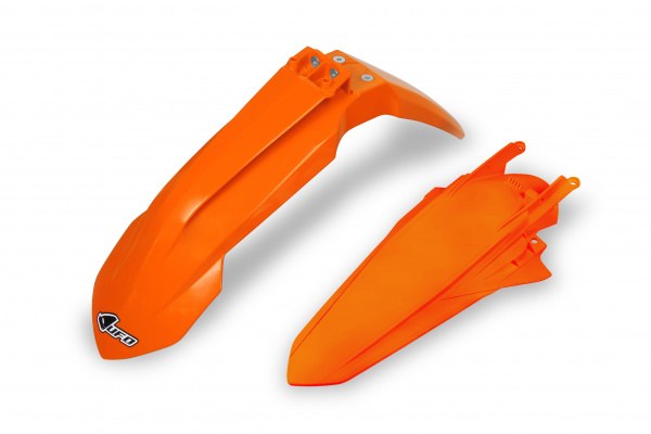 Fenders Kit orange for Ktm EXC 125/XC W125 - EXC 150/XC W150 / XC W150TPI - EXC 250/XC W250 - EXC-F 250/XCF W250 - EXC 300/X....