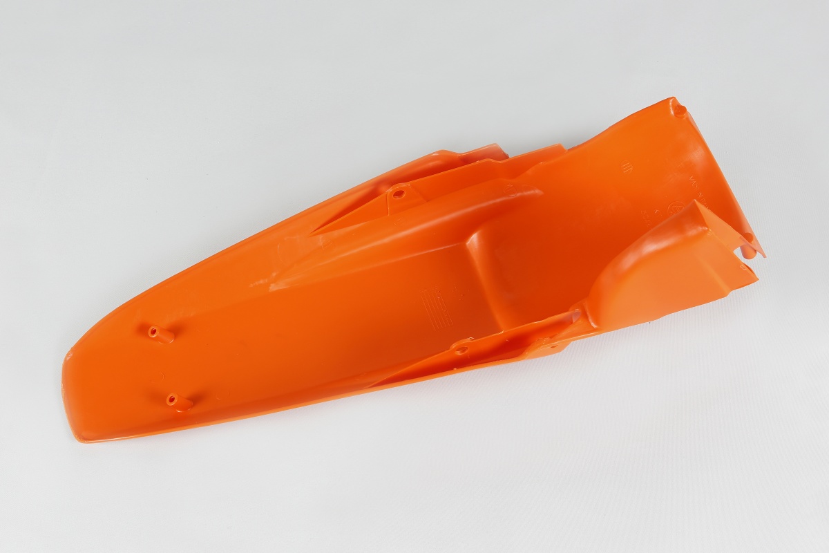 Rear fender / With pins - orange 127 - Ktm - REPLICA PLASTICS - KT03067-127 - UFO Plast