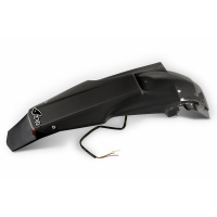 Rear fender / Enduro LED - black - Suzuki - REPLICA PLASTICS - SU04922-001 - UFO Plast