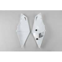 Side Panels white for Honda CRF 250R (2014-17) - CRF 450R (2013-16) - REPLICA PLASTICS - HO04669-041 - Ufo Plast