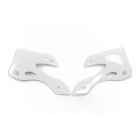 Radiator Covers white for Kawasaki KX 125 (1999-02) - KX 250 (1999-02) - REPLICA PLASTICS - KA03720-047 - Ufo Plast