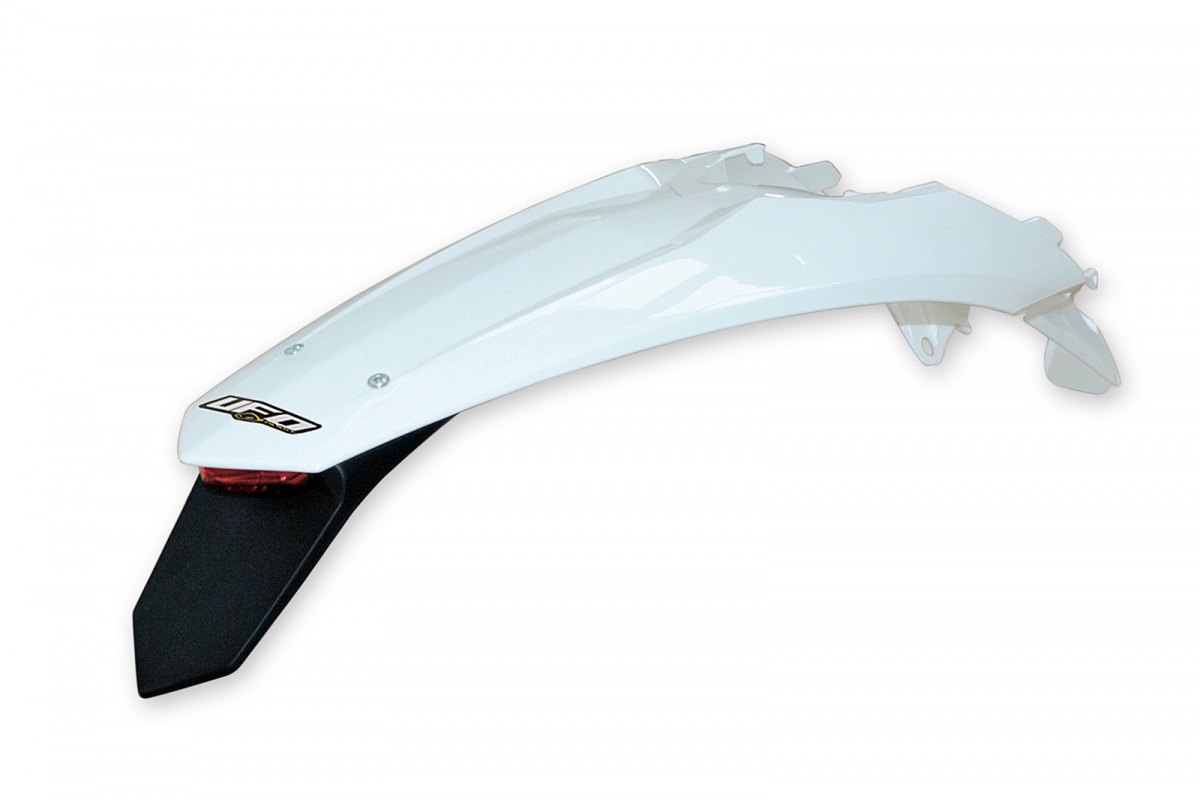 Rear Fender white for Ktm EXC 125/XC W125 - EXC 250/XC W250 - EXC-F 250/XCF W250 - EXC 300/XC W300 - EXC-F 350/XCF W350 - EX....