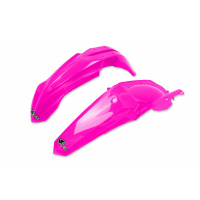 Fenders Kit neon pink for Yamaha YZF 250 (2014-18) - YZF 450 (2014-17) - REPLICA PLASTICS - YAFK318-P - Ufo Plast