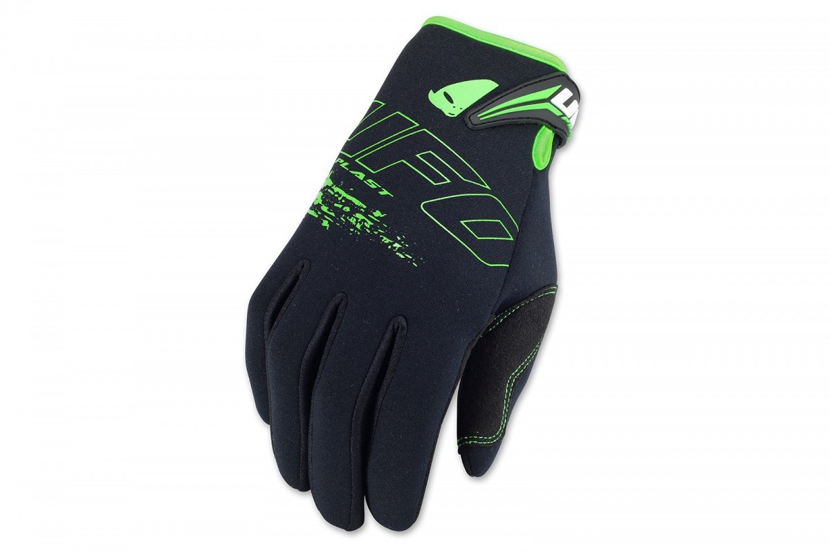 Motocross Neoprene gloves black - Gloves - GU04419-K - UFO Plast