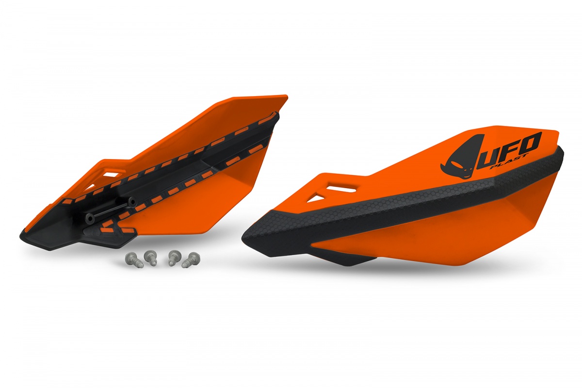 Handguards orange for Ktm SX 250/XC 250 - SX 125/XC 125 - EXC 125/XC W125 - SX 150 - EXC 200 - EXC 250/XC W250 - EXC 300/XC ....