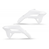 Radiator Covers white for Honda CRF 250R (2022-24) - CRF 450R (2021-24) - REPLICA PLASTICS - HO05605-041 - Ufo Plast