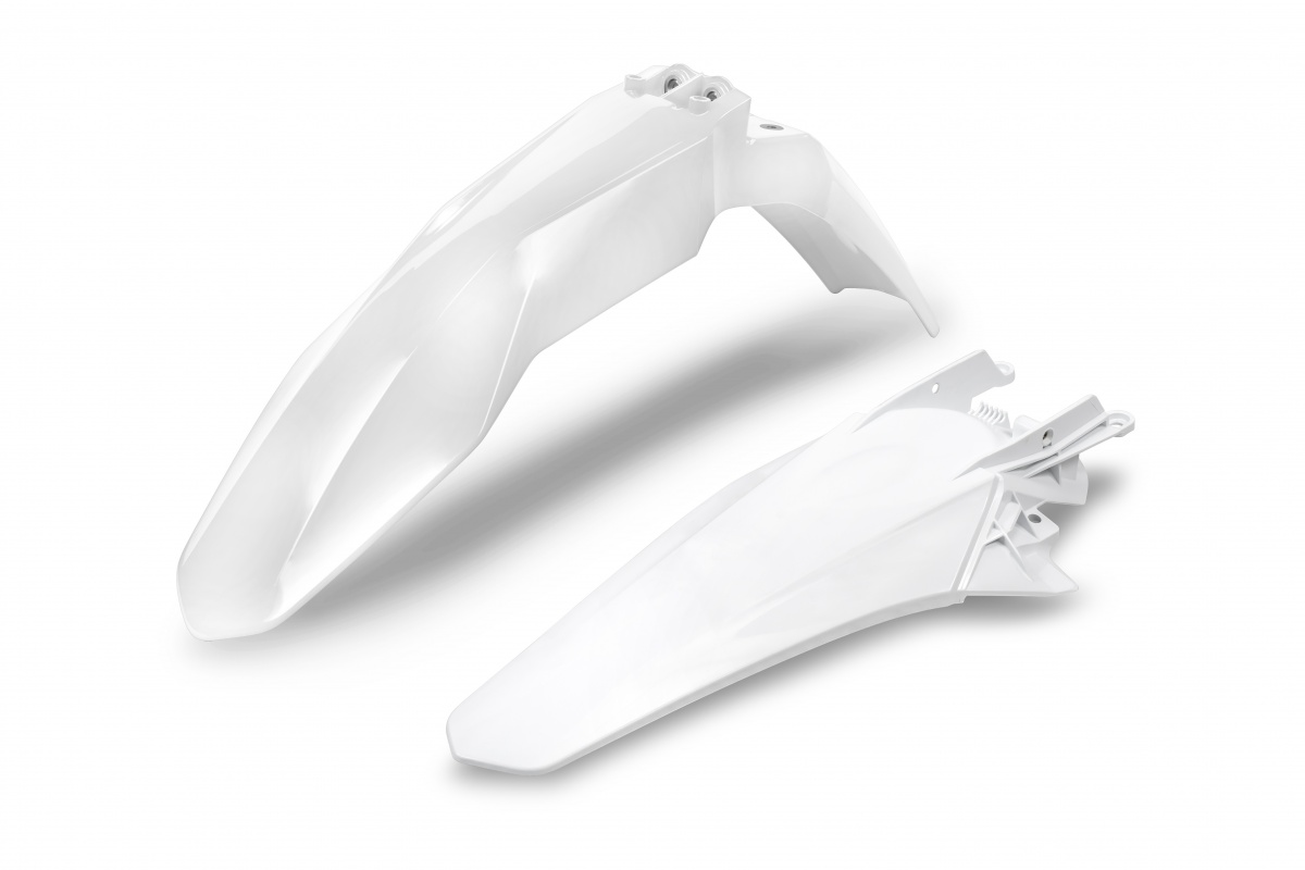 Fenders Kit white for Gas Gas EC 250 (2021-23) - EC 300 (2021-23) - EC-F 250 (2021-23) - EC-F 350 (2021-23) - REPLICA PLASTIC...