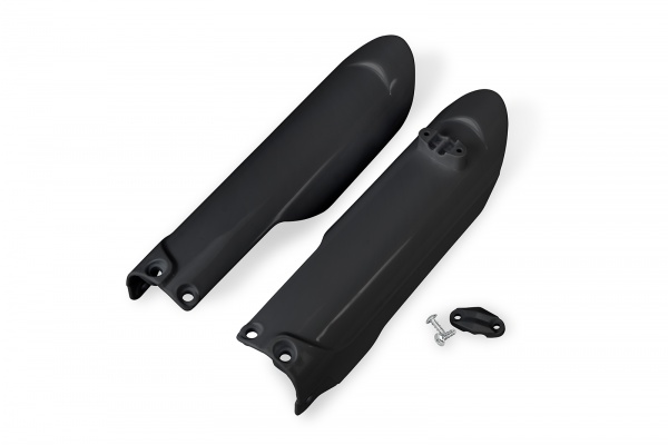 Fork slider protectors - black - Gas Gas - REPLICA PLASTICS - GG07118-001 - UFO Plast