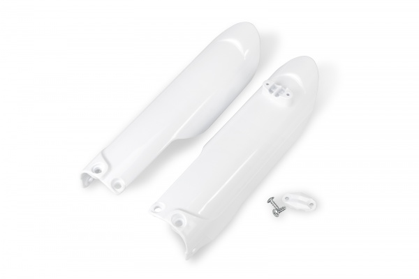 Fork Slider Protectors white 20-25 for Husqvarna TC 85 (2018-25) - REPLICA PLASTICS - HU04305-040 - Ufo Plast