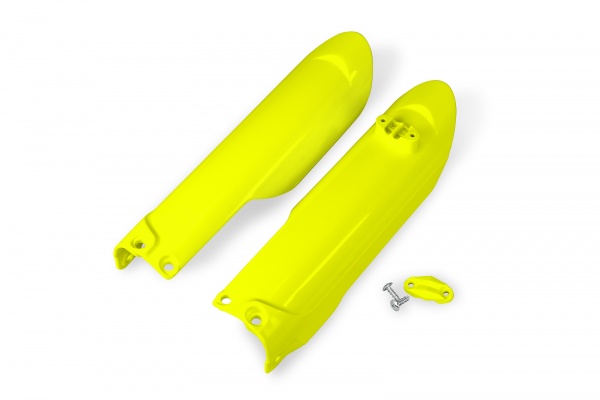 Fork Slider Protectors yellow 19-25 for Husqvarna TC 85 (2018-25) - REPLICA PLASTICS - HU04305-104 - Ufo Plast