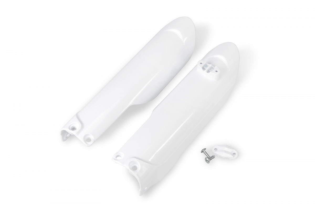 Fork slider protectors - white 20-21 - Ktm - REPLICA PLASTICS - KT05007-042 - UFO Plast