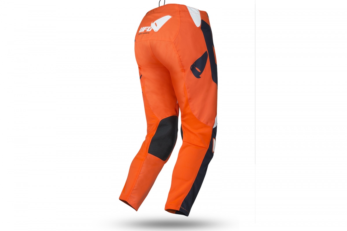 Motocross Vanadium pants blue and neon orange - Pants - PI04471-FFLU - UFO Plast