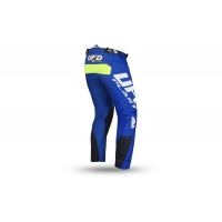 Motocross Another Race pants blue and neon yellow for kids - CLOTHING - PI04484-C - UFO Plast