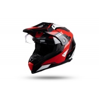 Motocross enduro helmet Aries black and red - PROTECTION - HE163 - UFO Plast