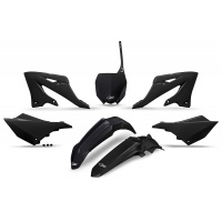 Plastic Kit black for Yamaha YZ 125 (2022-25) - YZ 250 (2022-25) - REPLICA PLASTICS - YAKIT324-001 - Ufo Plast