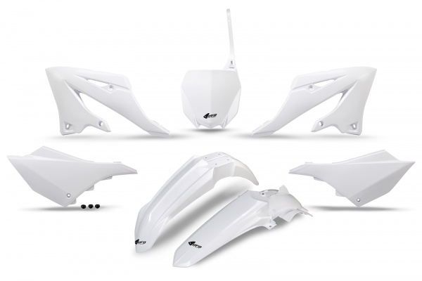 Plastic Kit white for Yamaha YZ 125 (2022-25) - YZ 250 (2022-25) - REPLICA PLASTICS - YAKIT324-046 - Ufo Plast