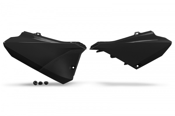 Side Panels black for Yamaha YZ 85 (2022-25) - REPLICA PLASTICS - YA04883-001 - Ufo Plast