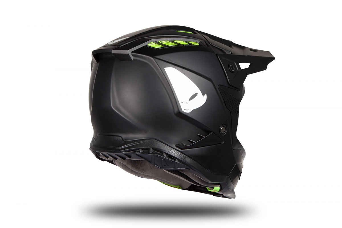 Motocross helmet Echus black matt - Home - HE167 - Ufo Plast