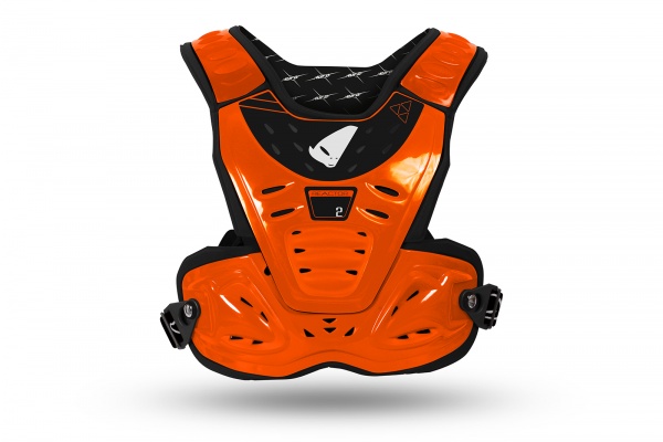 Motocross Reactor Chest Protector for kids neon orange - Chest protectors - BP03050-FFLU - UFO Plast