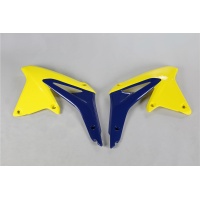 Radiator Covers yellow-blue for Suzuki RMZ 450 (2008-17) - REPLICA PLASTICS - SU04917-102 - Ufo Plast