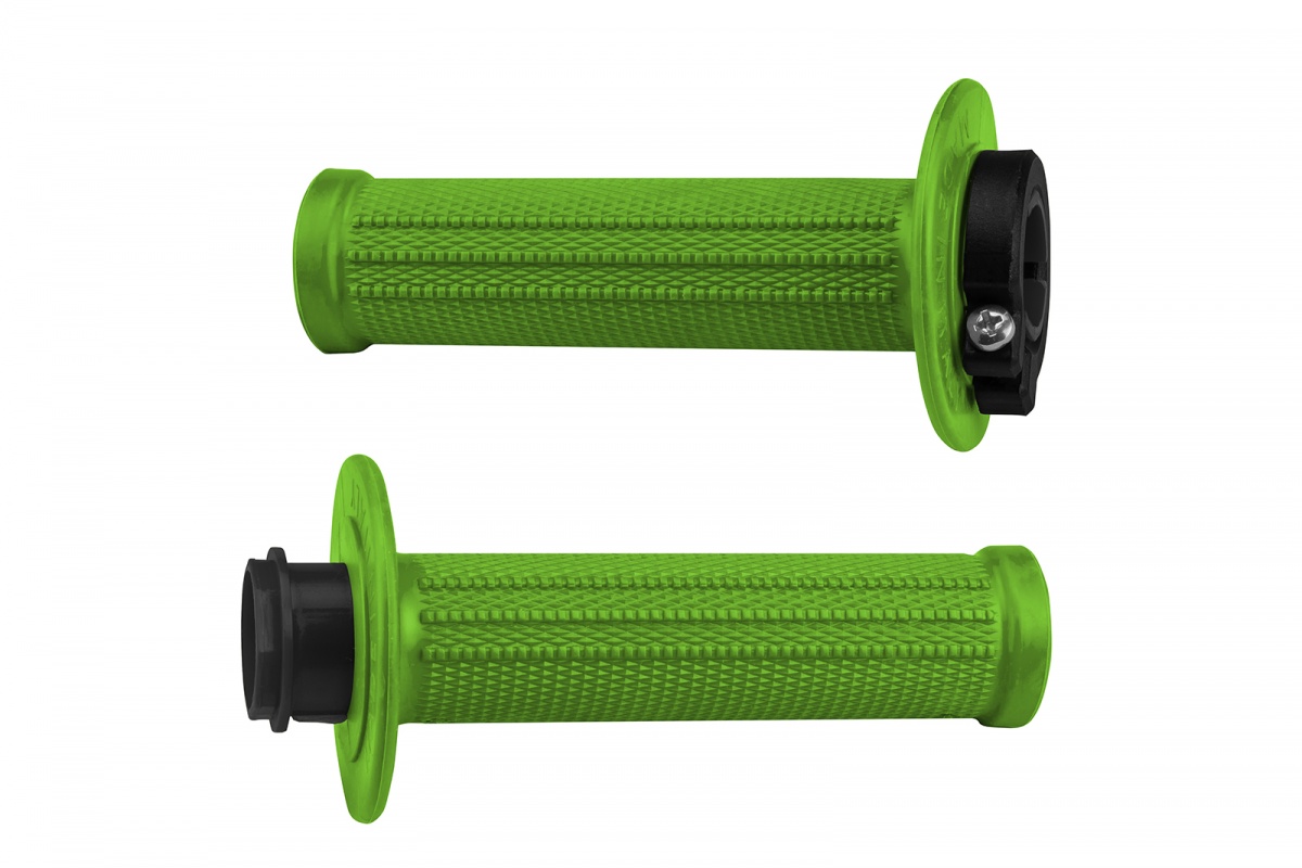 Motocross grips Lock-on Grips green - Grips - MA01828-A - UFO Plast