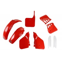 Full Plastic Kit red for Honda CR 250 (1987) - REPLICA PLASTICS - HOKIT093F-061 - Ufo Plast