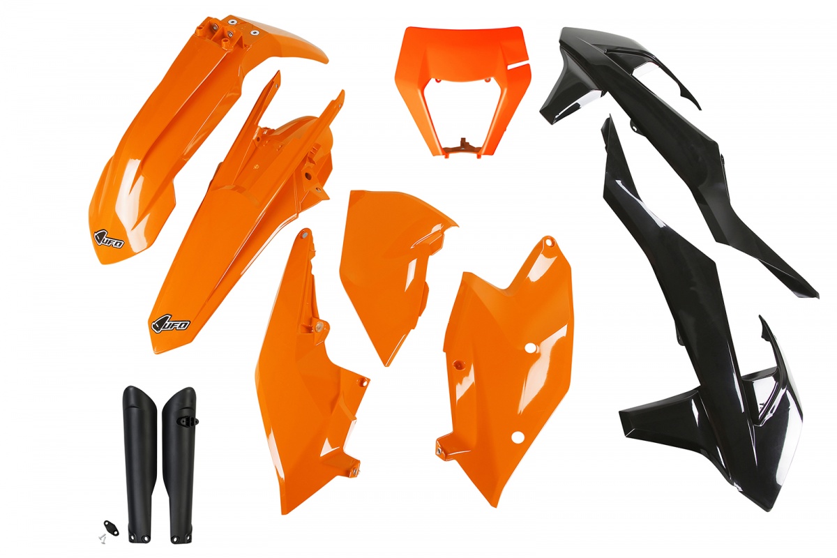 Full plastic kit / with headlight Ktm - oem 17 & 19 - REPLICA PLASTICS - KTKIT523F-999 - UFO Plast