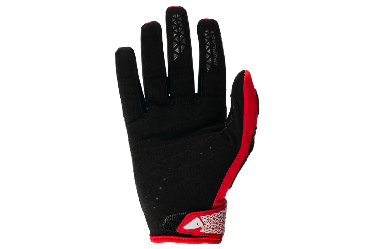 Motocross Muria gloves red and white - Gloves - GL13002-BW - UFO Plast