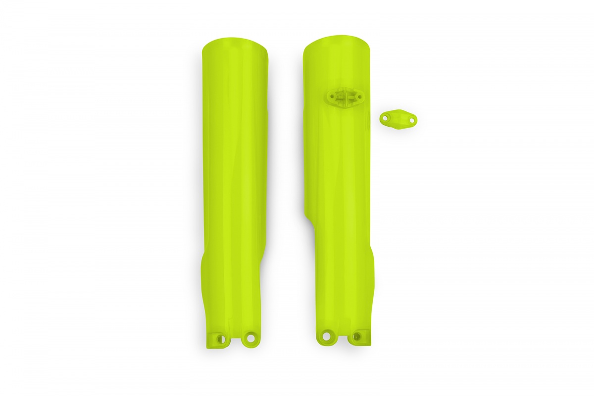 FORK SLIDER PROTECTORS - Yellow 19-23 - HUSQVARNA - REPLICA PLASTICS - HU04312-104 - UFO Plast