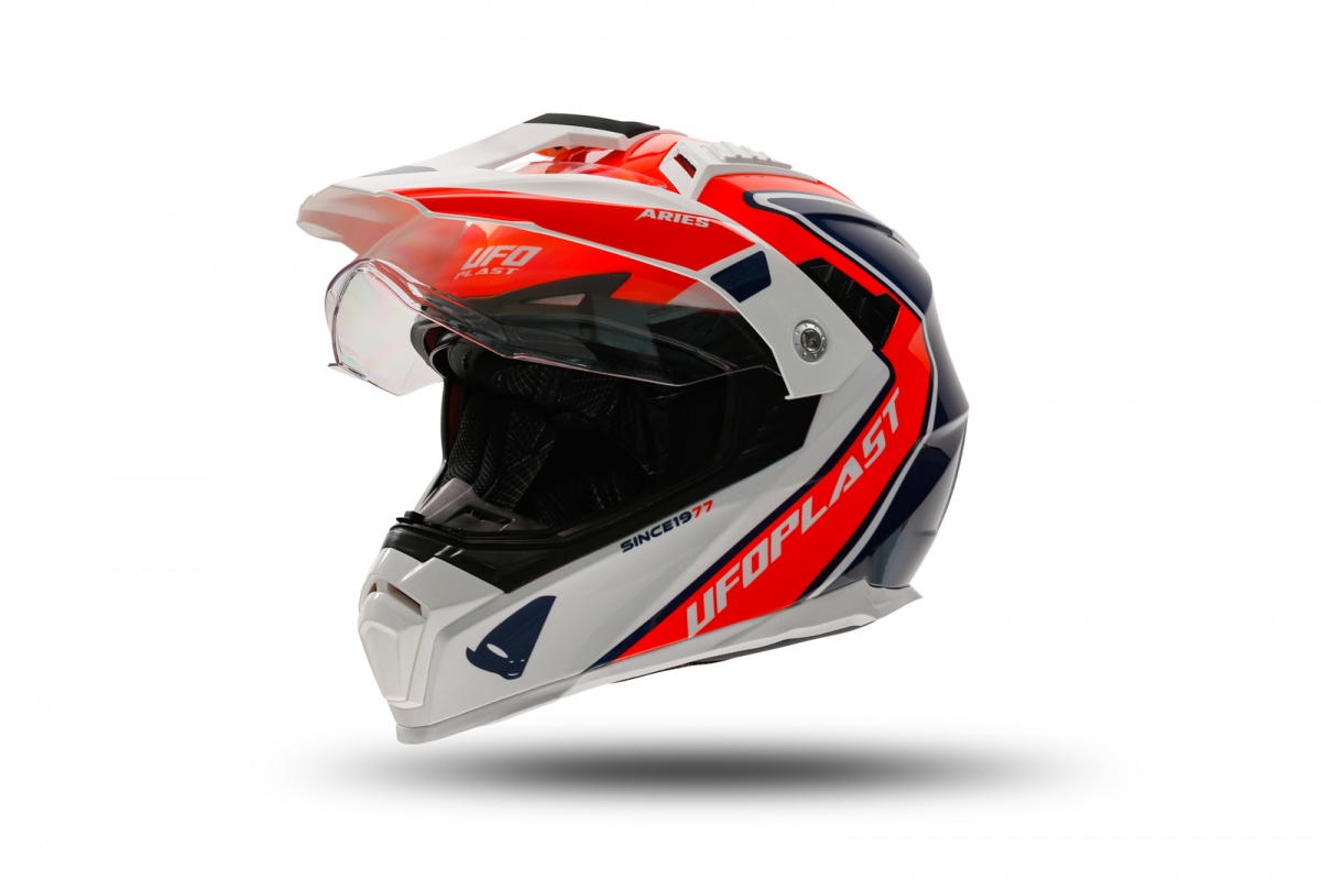 Motocross Aries helmet red and blue - Helmets - HE13500-BC - UFO Plast