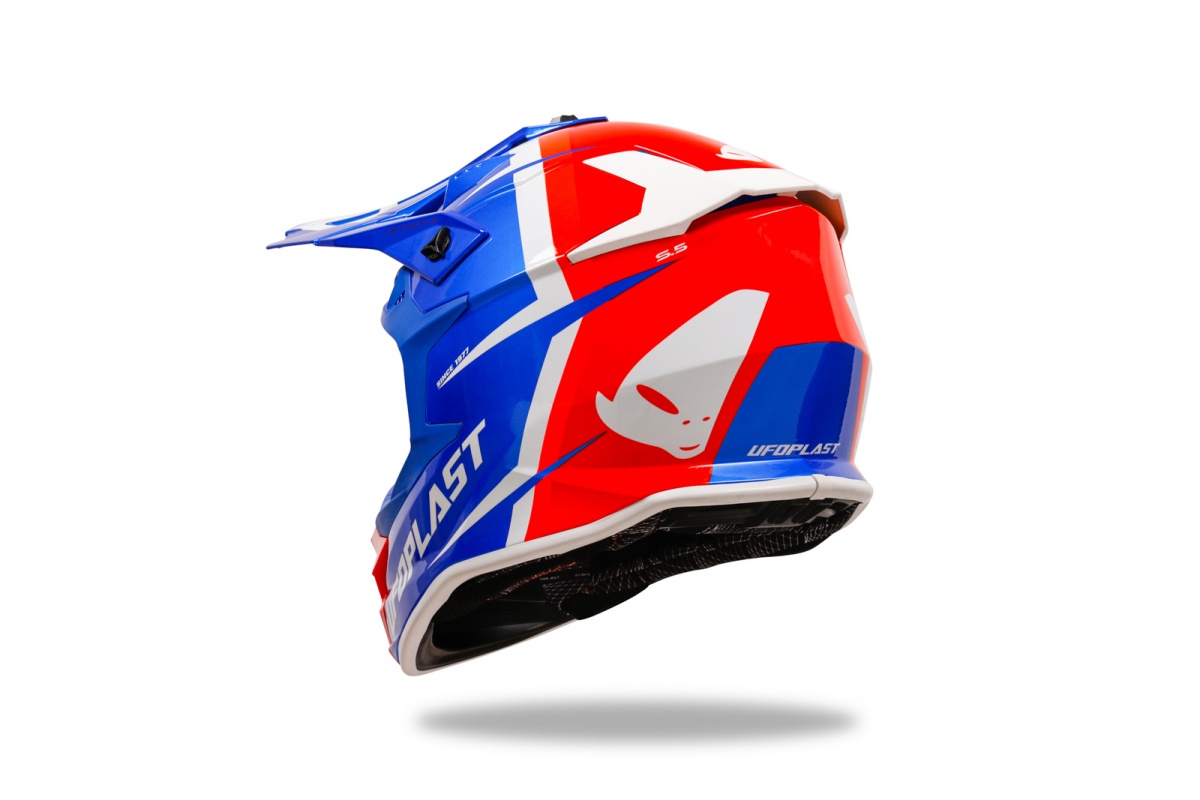 Motocross Intrepid helmet blue, red and white - Helmets - HE13400-CB - UFO Plast