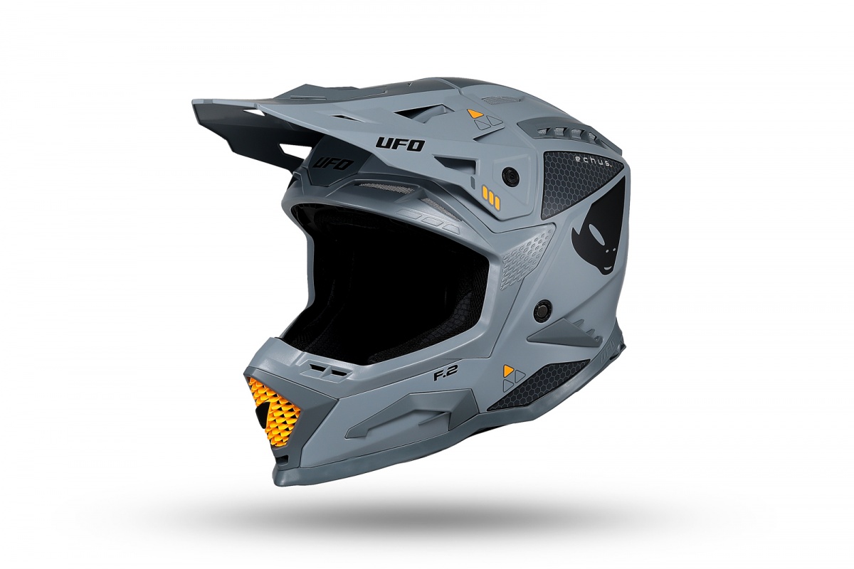 Motocross Echus helmet grey - Helmets - HE13100-EF - Ufo Plast