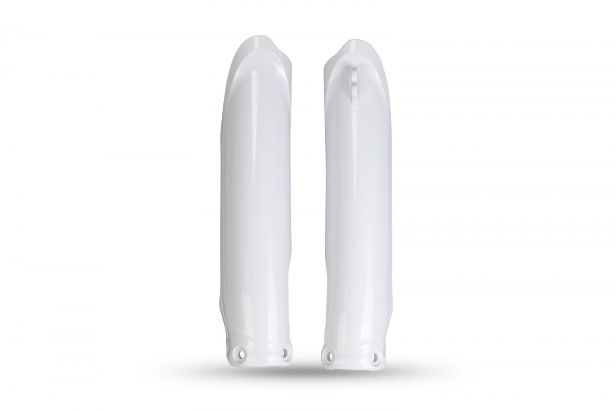 FORK SLIDER PROTECTORS - WHITE - YAMAHA - REPLICA PLASTICS - YA04895-046 - UFO Plast