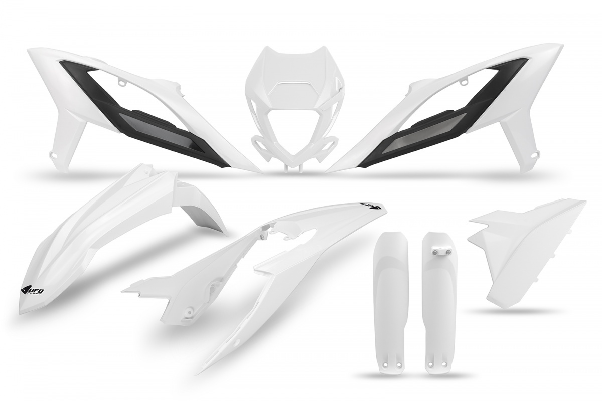 Full Plastic Kit white for Beta RR 250 (2023-24) - RR 300 (2023-24) - RR 350 (2023-24) - RR 400 (2023-24) - RR 450 (2023-24) ...