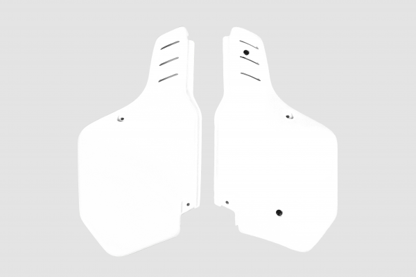 Side Panels white for Kawasaki KX 125 (1988-89) - KX 250 (1988-89) - KX 500 (1988-02) - KDX 200 (1990-94) - REPLICA PLASTICS ...